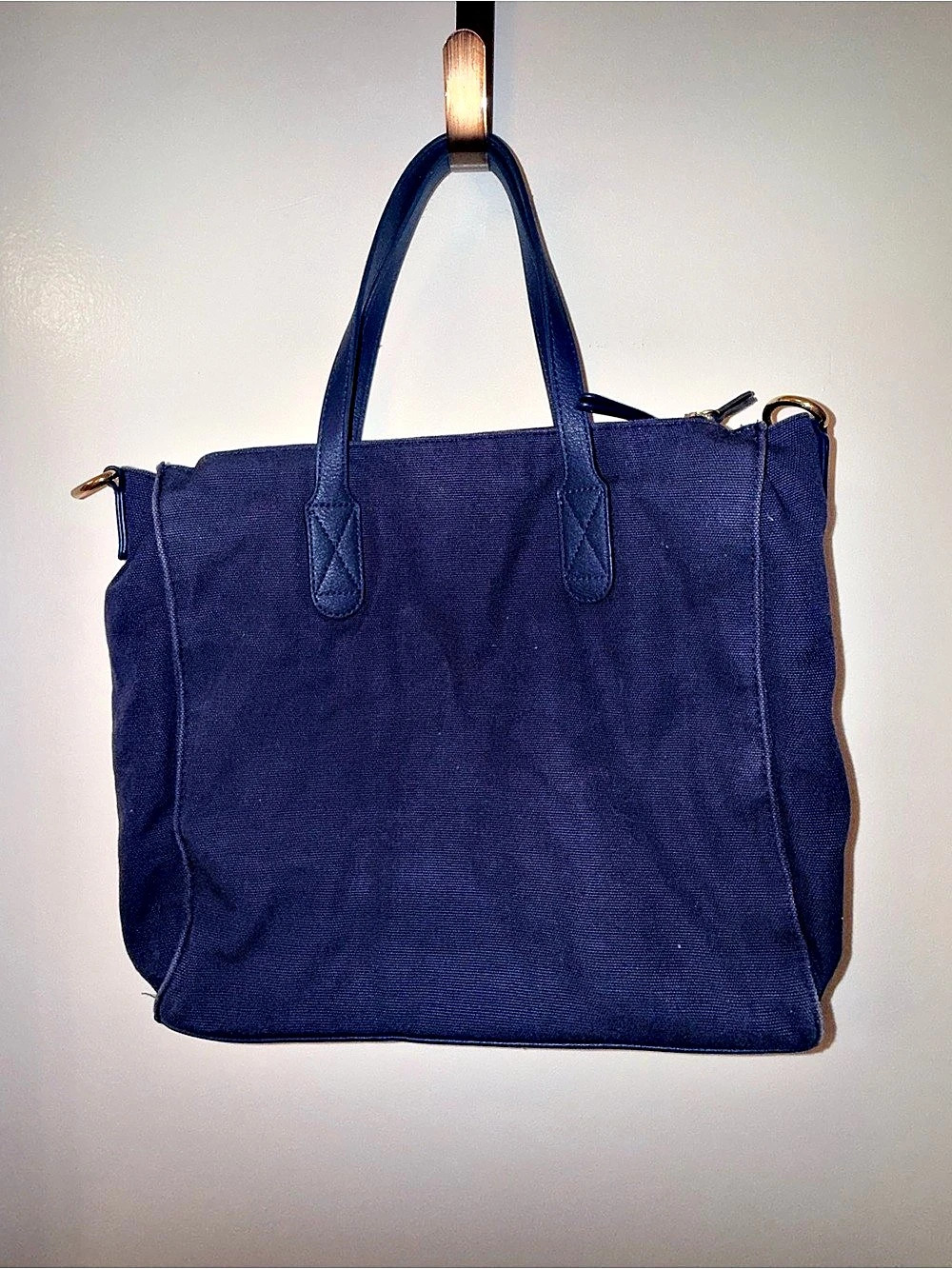 Erin Condren Canvas Tote Blue Bag